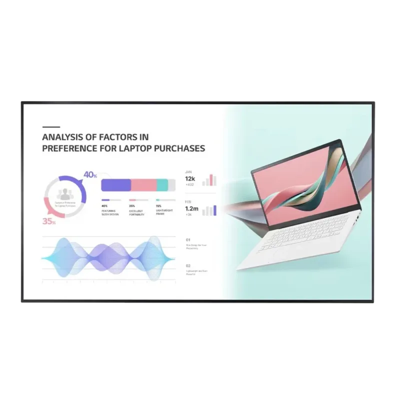LG 86 inch Digital Signage screen