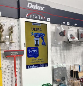 Retail Digital Signage Case Study – Dulux Trade Centres
