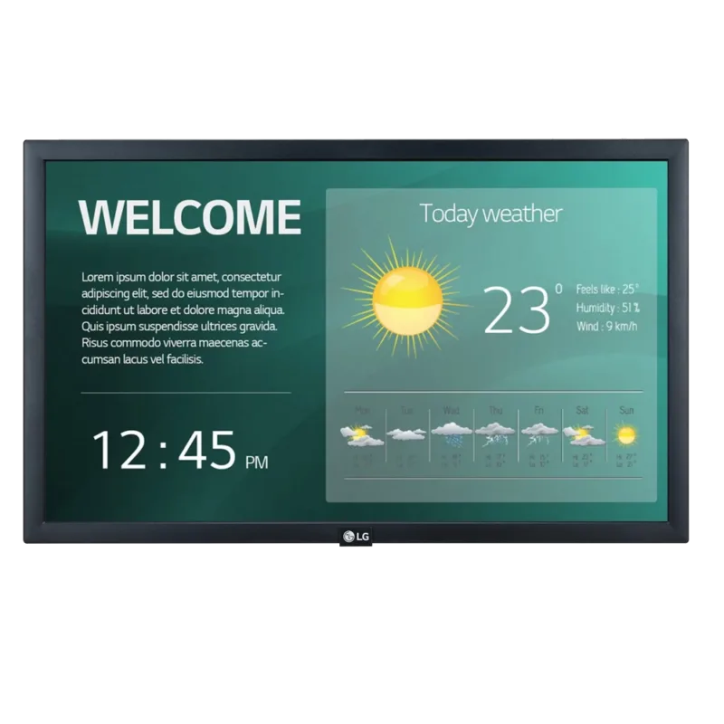 Digital Signage Arena LG 22inch Signage Display