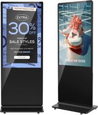 Free standing touch kiosk