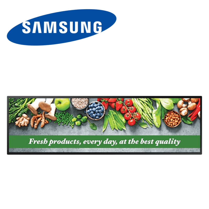 Samsung stretched digital signage screen