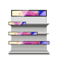 Stretched LCD shelf Display