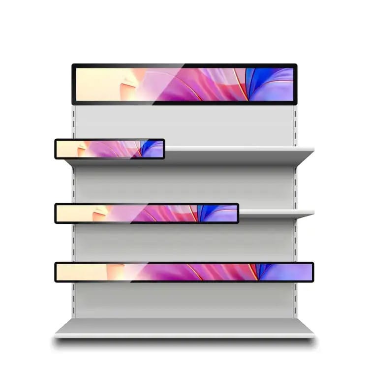 Stretched LCD shelf Display Stretched LCD shelf Display