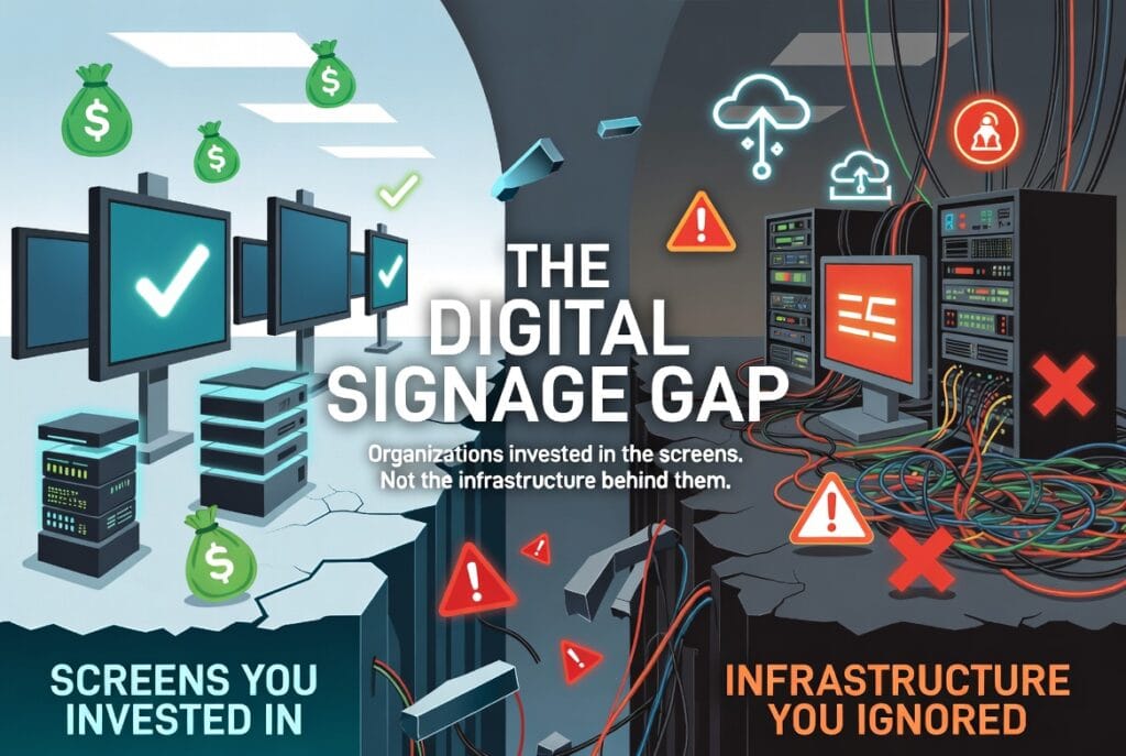 The Digital Signage Gap. The Digital Signage Gap