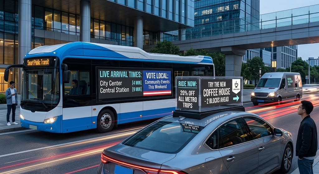 On the Move Global Trends Shaping Vehicle Digital Signage