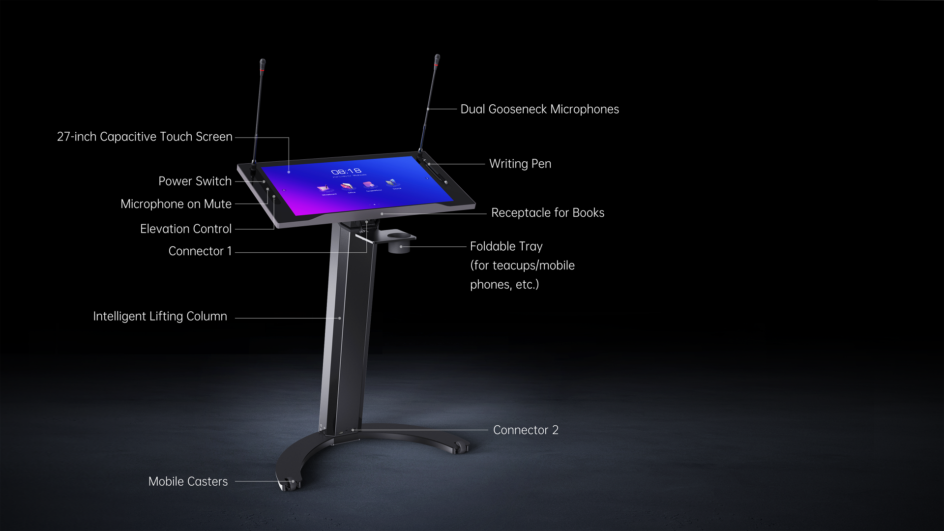 digital podium features